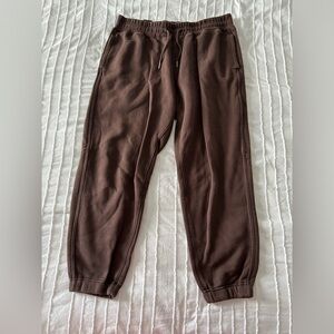 Abercrombie and Fitch Brown essential sweatpants